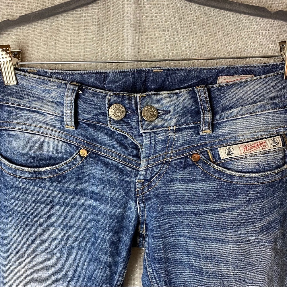 Blaustoff Herrlicher crop Jeans~26/32 - Picture 3 of 10